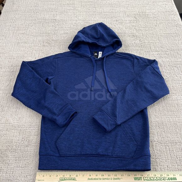 Adidas Men’s Black Climawarm Hoodie Sweatshirt Size Small - Picture 1 of 13